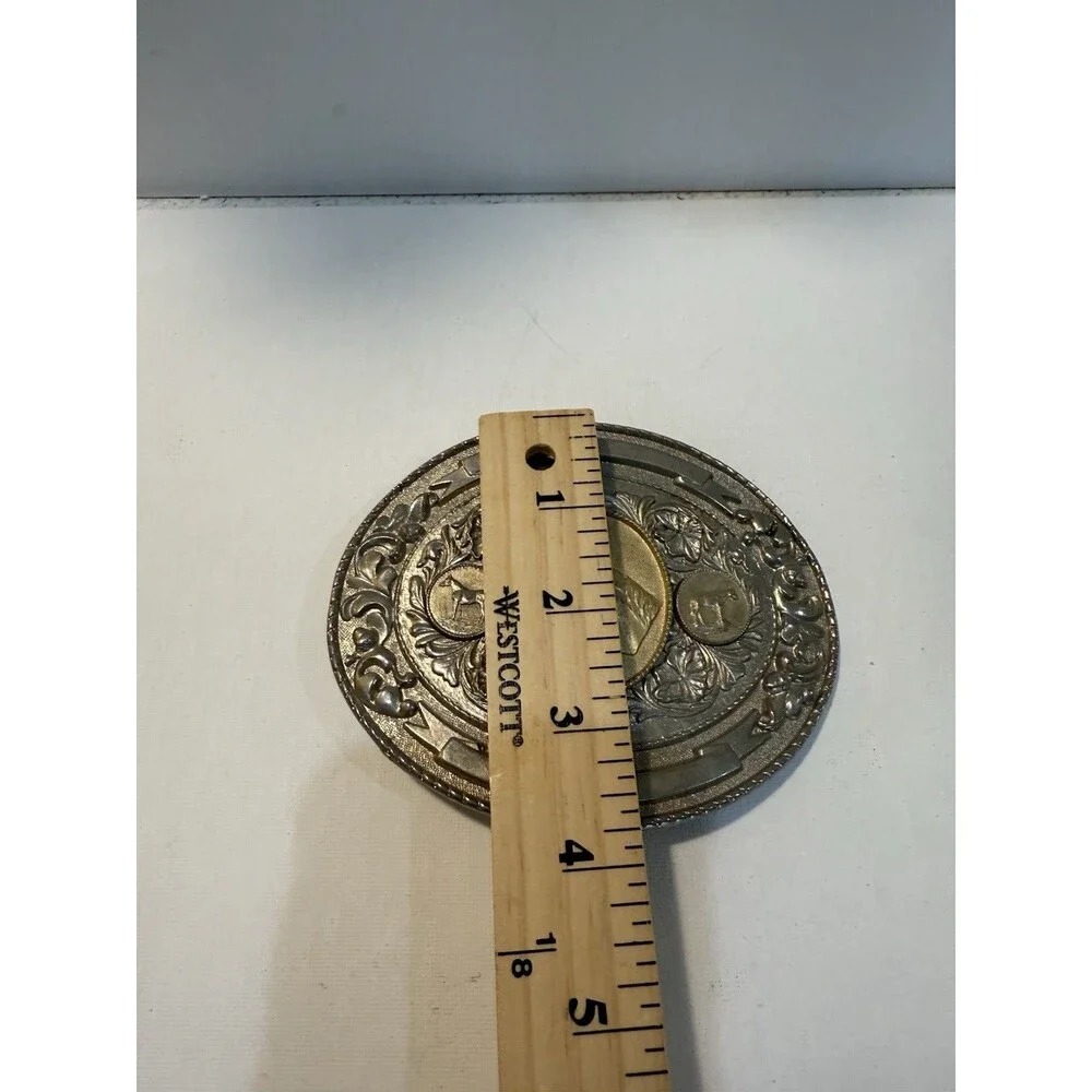 Vintage 1979 LTC Western Prod Co Belt Buckle Bronco Rodeo Horse Cowboy